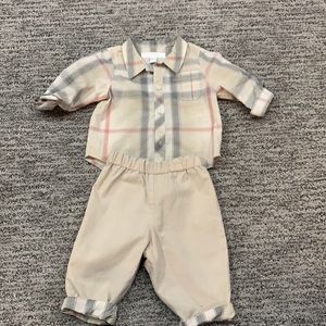 Authentic Burberry outfit for baby